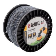 Леска для садовых триммеров Denzel EXTRA CORD 96826 (4 мм, 106 м, витой квадрат)
