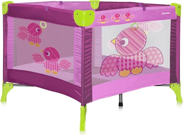 Манеж Bertoni Play Station Birds Pink