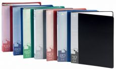 Папка с 60 прозрач. вкладышами Бюрократ BPV60grey А4 пластик 0.7мм торц. карман с бум. встав. серый