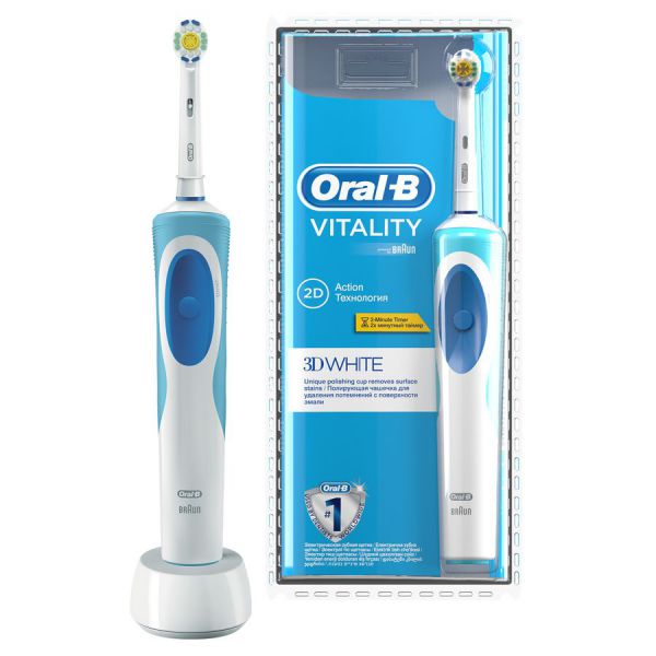 Электрическая зубная щетка Oral-B Vitality 3D White